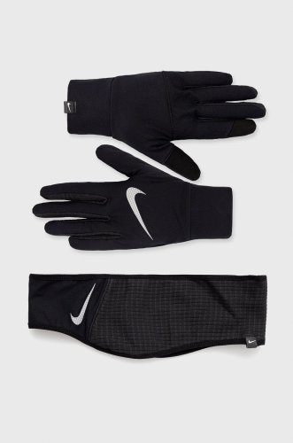 Nike bentiță și mănuși culoarea negru