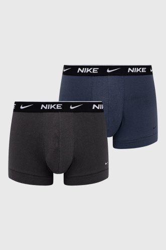 Nike boxeri (2-pack) bărbați, culoarea gri