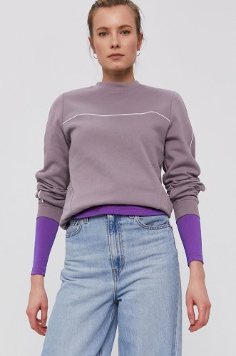 Nike sportswear bluză femei, culoarea violet, material neted