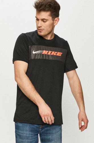 Nike tricou culoarea negru