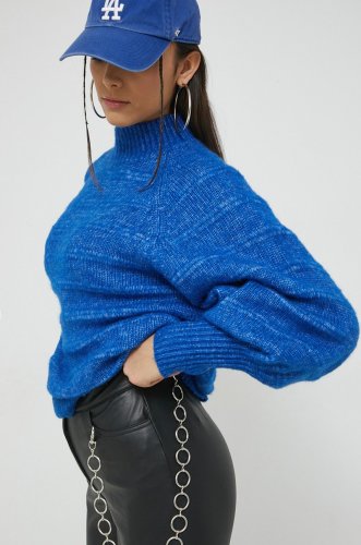 Only pulover din amestec de lana femei, , cu turtleneck