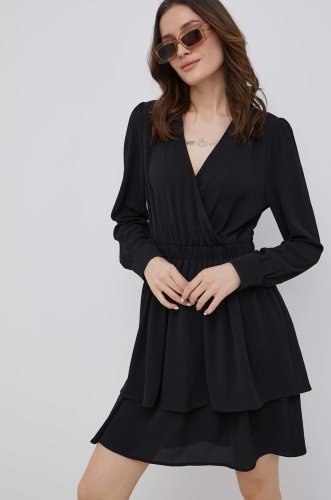 Only rochie culoarea negru, mini, evazati