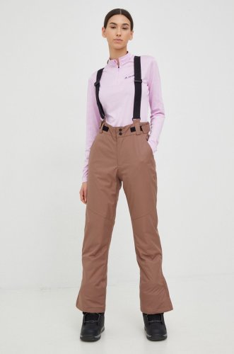 Outhorn pantaloni de schi culoarea maro