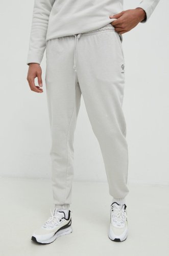 Outhorn pantaloni de trening barbati, culoarea gri, cu imprimeu