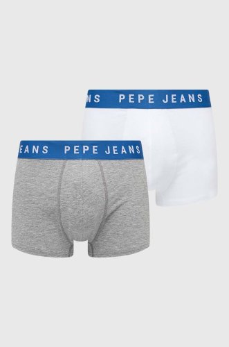 Pepe jeans boxeri 2-pack barbati, culoarea gri