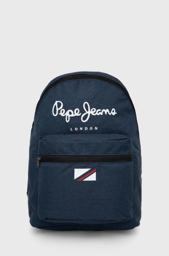 Pepe jeans rucsac london backpack culoarea albastru marin, mare, cu imprimeu