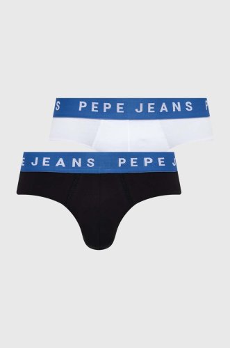 Pepe jeans slip 2-pack barbati, culoarea alb