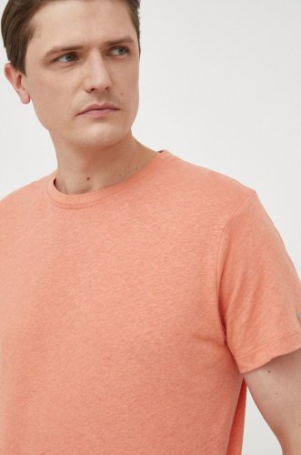 Pepe jeans tricou de in culoarea portocaliu, neted