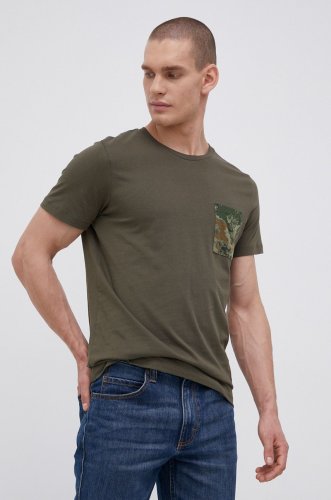 Produkt by jack & jones tricou din bumbac culoarea verde, modelator