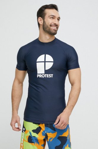 Protest tricou prtcater barbati, culoarea albastru marin, cu imprimeu