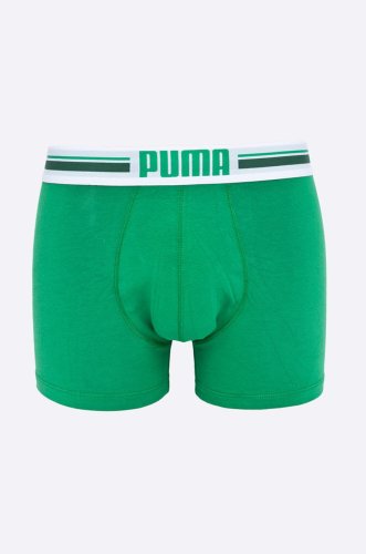 Puma - boxeri puma placed logo boxer 2p green (2-pack)
