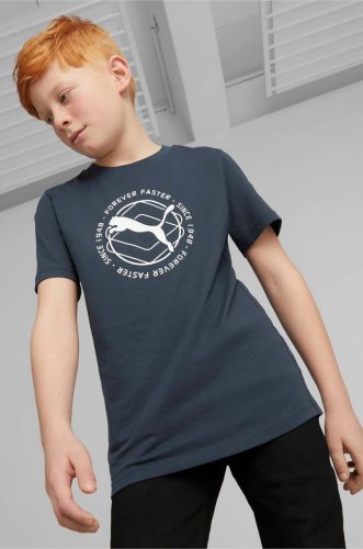 Puma tricou de bumbac pentru copii active sports graphic tee b cu imprimeu