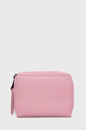 Rains portofel 16870 wallet mini , culoarea roz