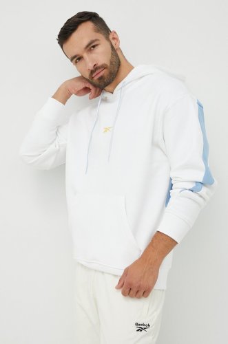Reebok classic bluza barbati, culoarea alb, modelator