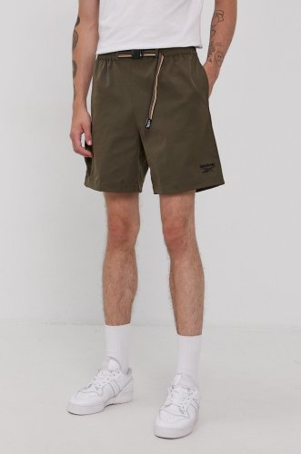 Reebok classic pantaloni scurți gs4187 bărbați, culoarea verde