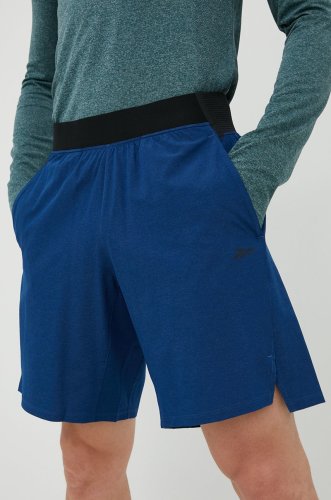 Reebok pantaloni scurți de antrenament epic barbati, culoarea albastru marin