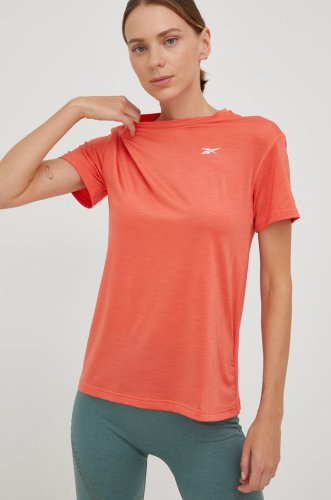 Reebok tricou de antrenament activchill athletic , culoarea portocaliu