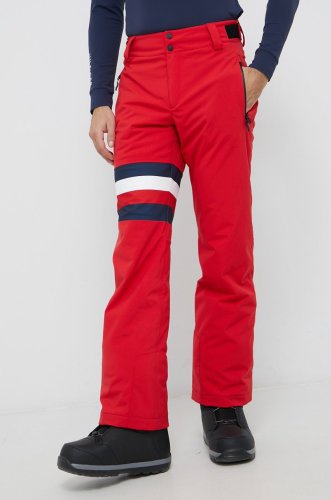 Rossignol pantaloni snowboard x tommy hilfiger bărbați, culoarea rosu