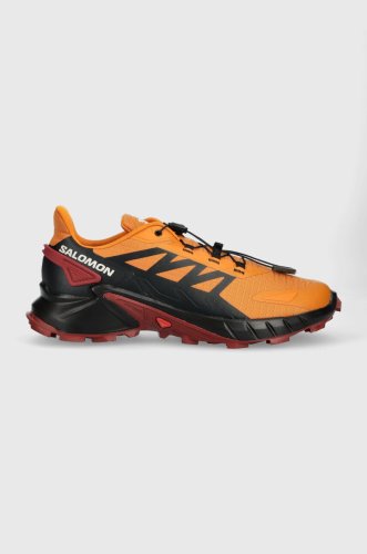 Salomon pantofi supercross 4 barbati, culoarea portocaliu