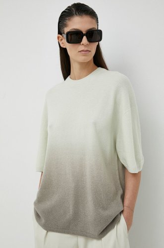 Samsoe samsoe pulover de lana femei, culoarea gri