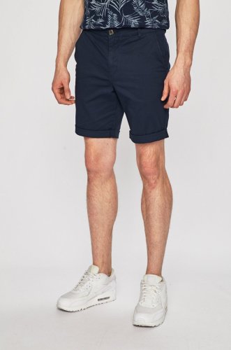 Selected pantaloni scurți bărbați, culoarea albastru marin