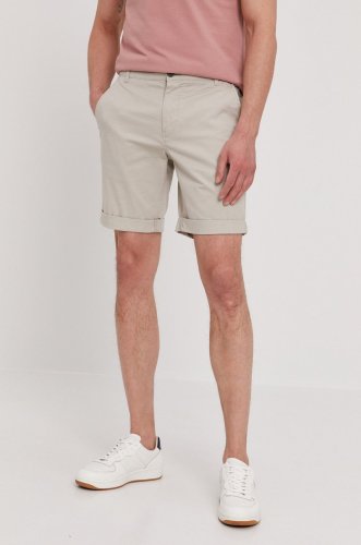 Selected pantaloni scurți bărbați, culoarea gri