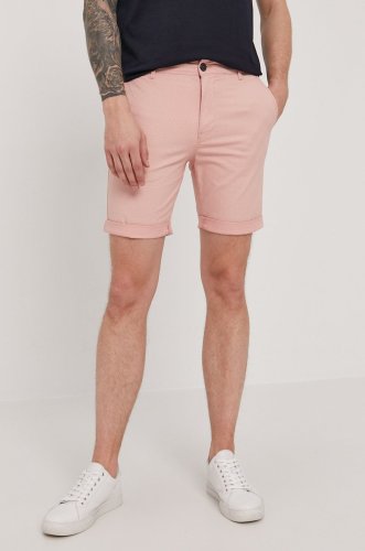 Selected pantaloni scurți bărbați, culoarea roz