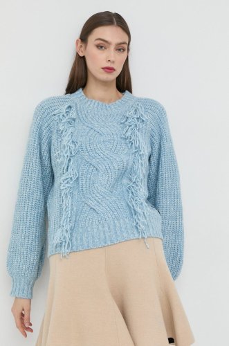 Silvian heach pulover din amestec de lana femei, călduros