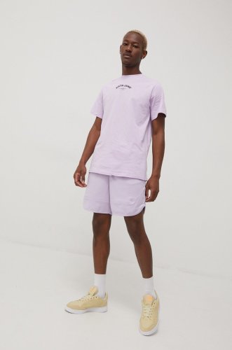 Sixth june tricou din bumbac culoarea violet, cu imprimeu