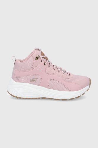 Skechers pantofi culoarea roz, cu platformă