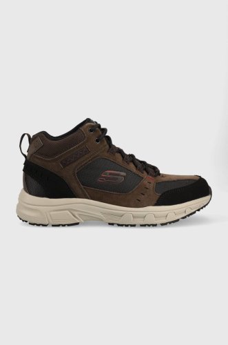 Skechers pantofi oak canyon - ironhide barbati, culoarea maro