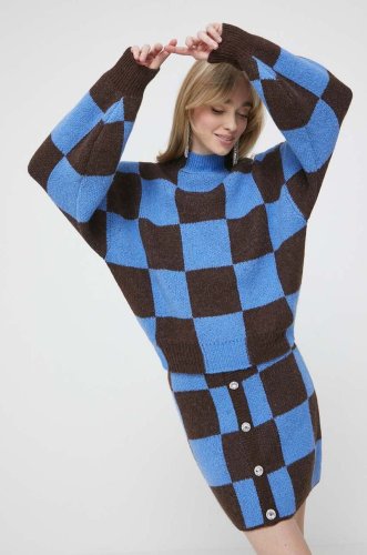 Stine goya pulover din amestec de lana femei, călduros, cu turtleneck