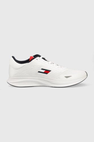 Tommy sport pantofi de sport sleek 3 mesh culoarea alb