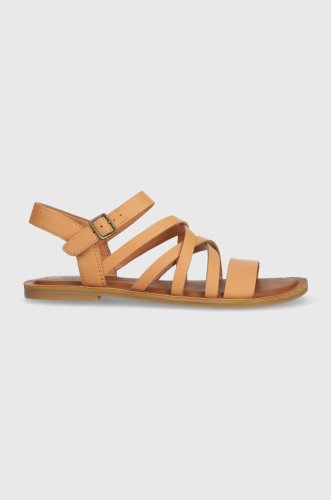 Toms sandale de piele sephina femei, culoarea maro, 10019752
