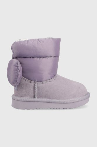 Ugg cizme de iarna copii bailey bow maxi culoarea violet