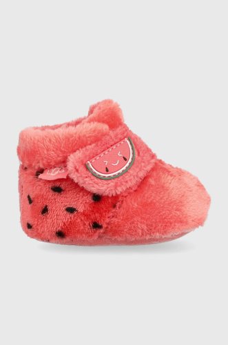 Ugg pantofi pentru bebelusi culoarea rosu