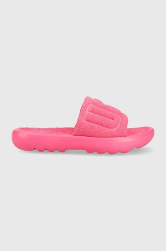 Ugg papuci de casa mini slide femei, culoarea roz, 1136773