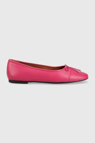 Vagabond shoemakers balerini de piele jolin culoarea roz