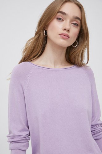 Vero moda pulover femei, culoarea violet, light