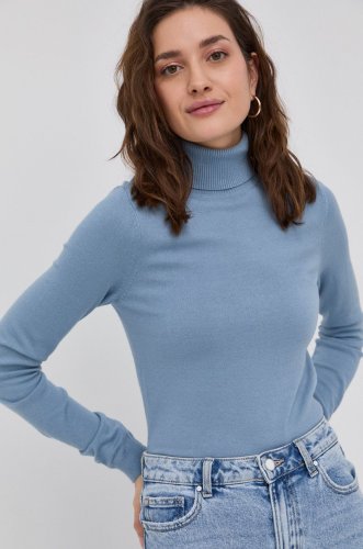Vero moda pulover femei, light, cu guler