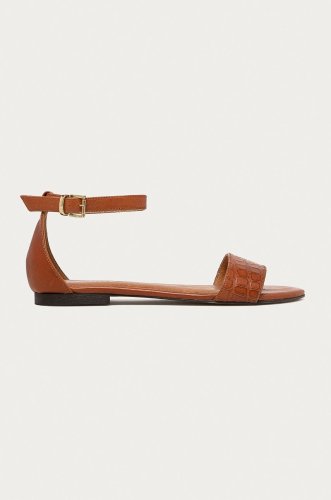 Wojas sandale de piele femei, culoarea maro