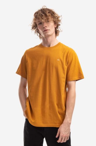 Wood wood tricou din bumbac sami classic t-shirt culoarea portocaliu, neted 12235721.2491-darkora