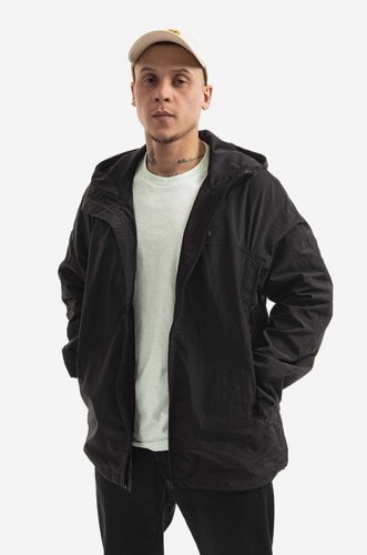 Wood wood windbreaker deller tech jacket culoarea negru, de tranzitie 12215900.5112-black