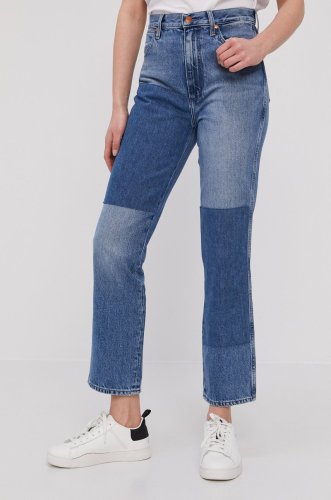 Wrangler jeans femei, high waist