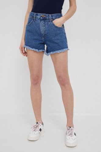 Wrangler pantaloni scurti jeans femei, neted, high waist
