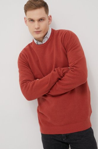 Wrangler pulover barbati, culoarea rosu, light