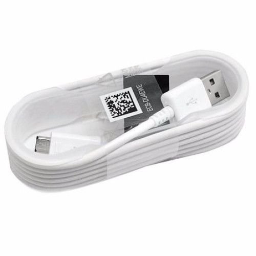 Cablu de date si incarcare/transfer date, samsung, ecb-du4ewe, micro-usb, 1.5 m, alb