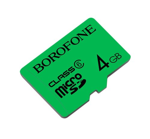 Card de memorie borofone, hc uhs-i class10 micro-sd, 4 gb, verde