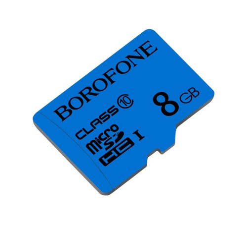 Card de memorie borofone, hc uhs-i class10 micro-sd, 8 gb, albastru