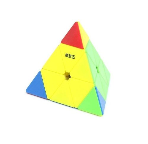 Cub magic qiyi ms pyraminx magnetic, stickerless, 470cub-1